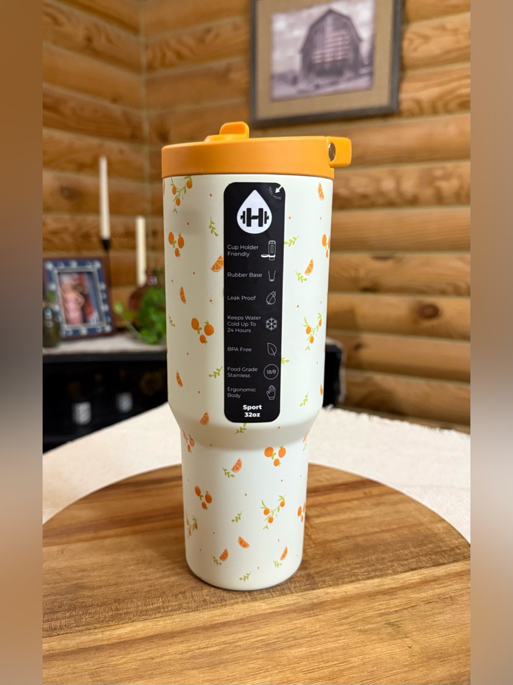 CITRUS HydroJug 32oz Sport Water Bottle